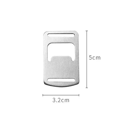

Mini Durable Beer Bottle Opener Stainless Steel Flat Speed Bottle Cap Opener Remover Bar Blade Kitchen Tool