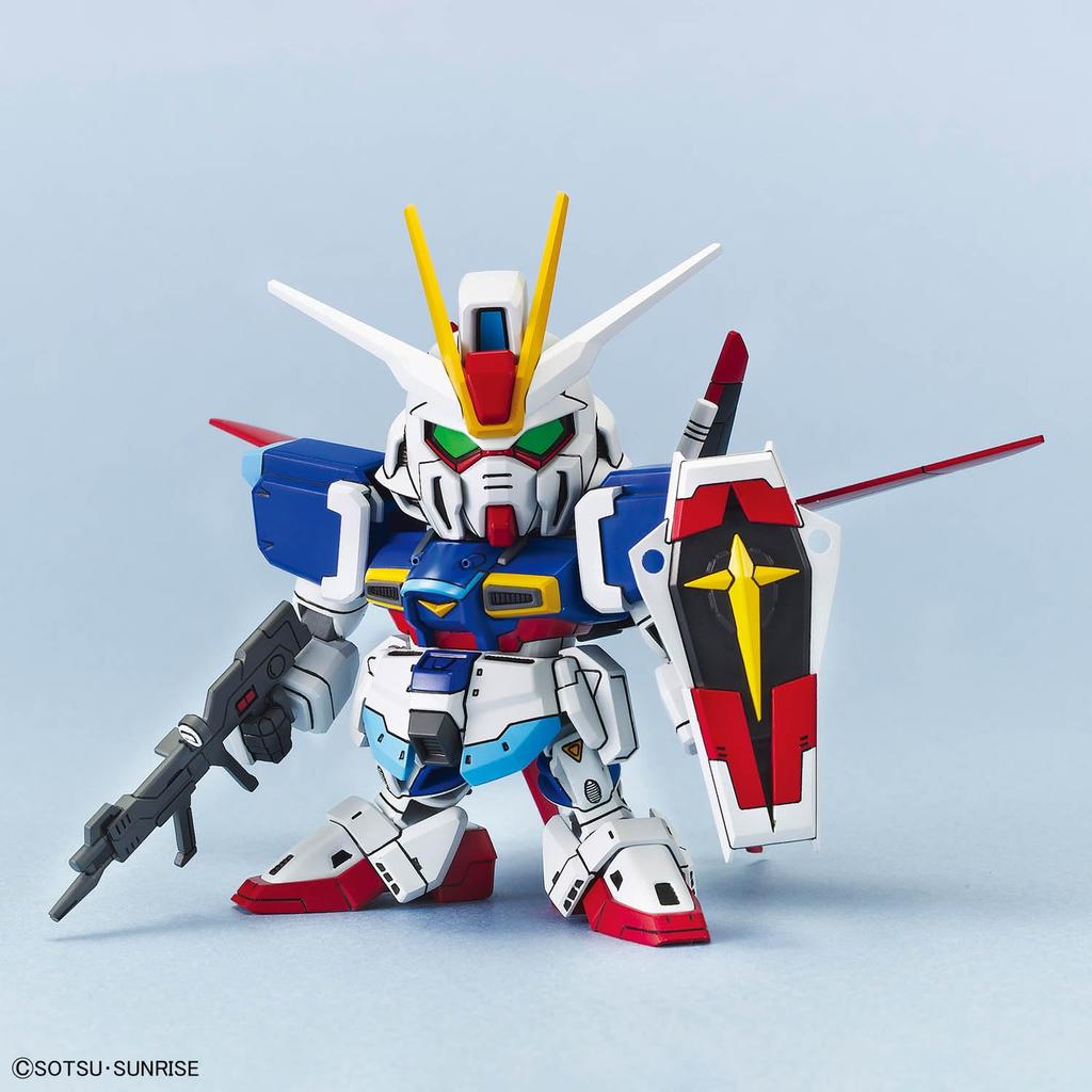 BANDAI SPIRITS SD Gundam BB Senshi Mobile Suit Gundam SEED Fateful Showdown Plastic Model Kit C.E. Set, Color-Coded
