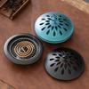 Zen Deer Incense Burner: Auspicious Coil Holder for Desktop or Tea Ceremony with Sandalwood and Agarwood Compatibility