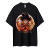 Dragon Ball Tshirt Mens Pure Cotton Casual  Round Neck Tshirt Short Sleeve Clothing Summer Sports Casual Short Sleeve Top