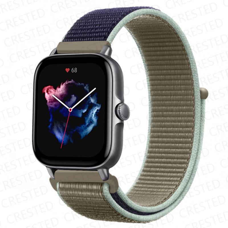 20mm 22mm Watch Band For Amazfit GTS/2/2e/4/3/mini GTR 4/2/3/Pro 47mm stratos 3 Nylon Bracelet pulseira correa Amazfit bip strap