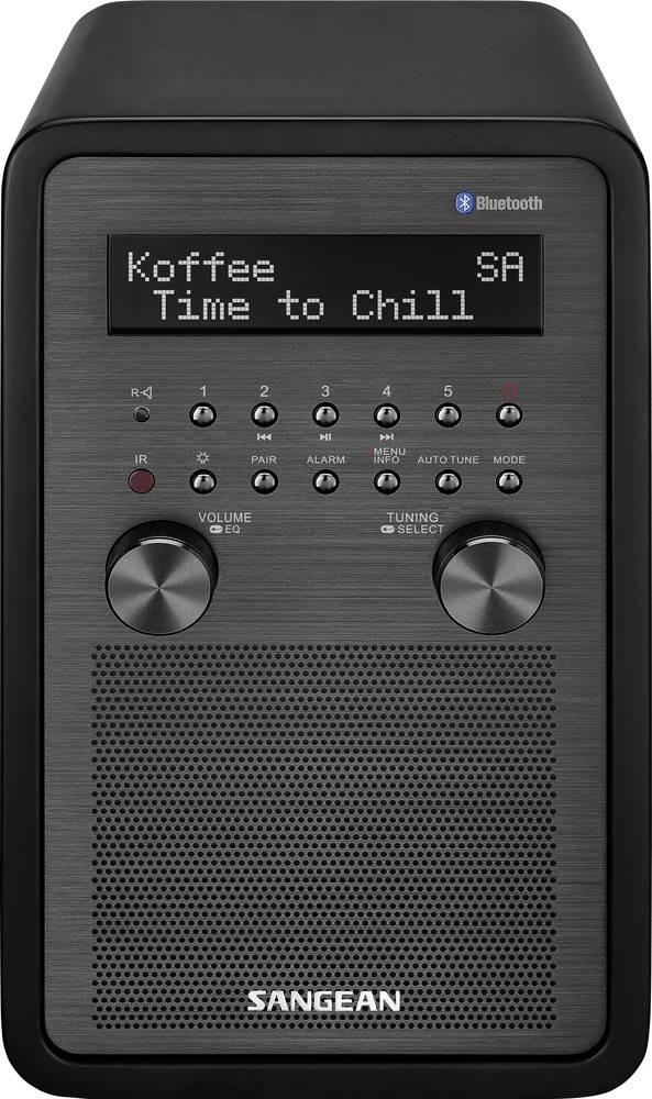 Sangean Schwarz Ddr-60 Tischradio Dab+, Dab, Ukw Aux, Bluetooth®, Nfc Inkl. Fernbedienung, Weckfunktion Sch - Bild 4