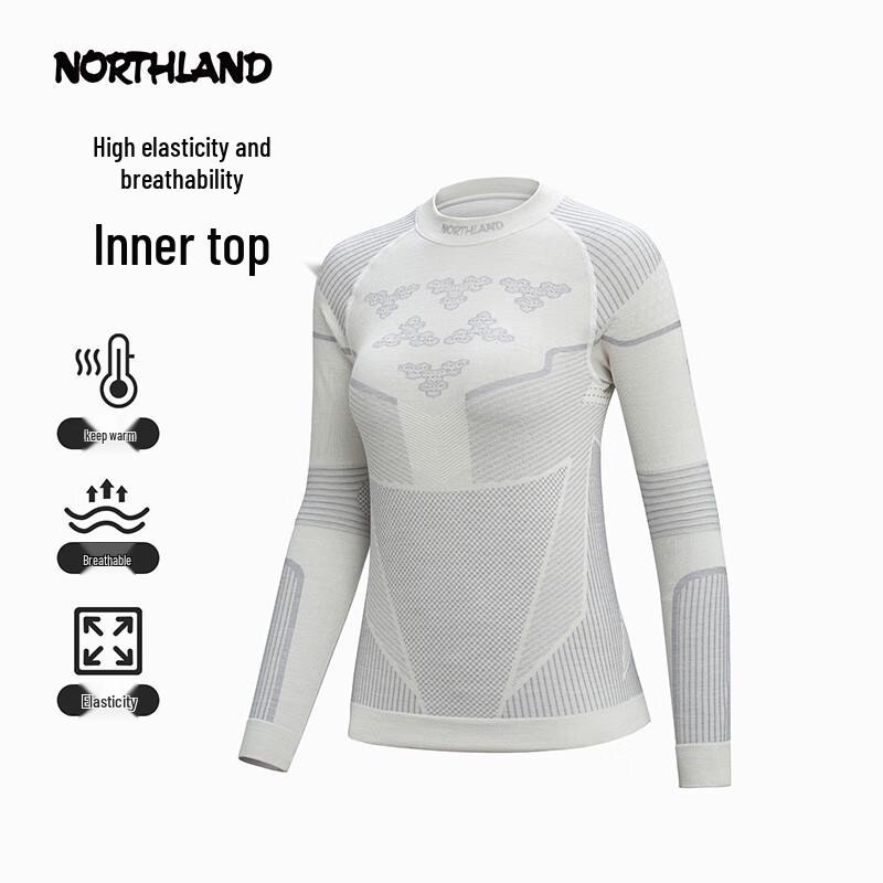 Northland Women s Merino Wool Long Sleeve Base Layer T-Shirt 170/92A