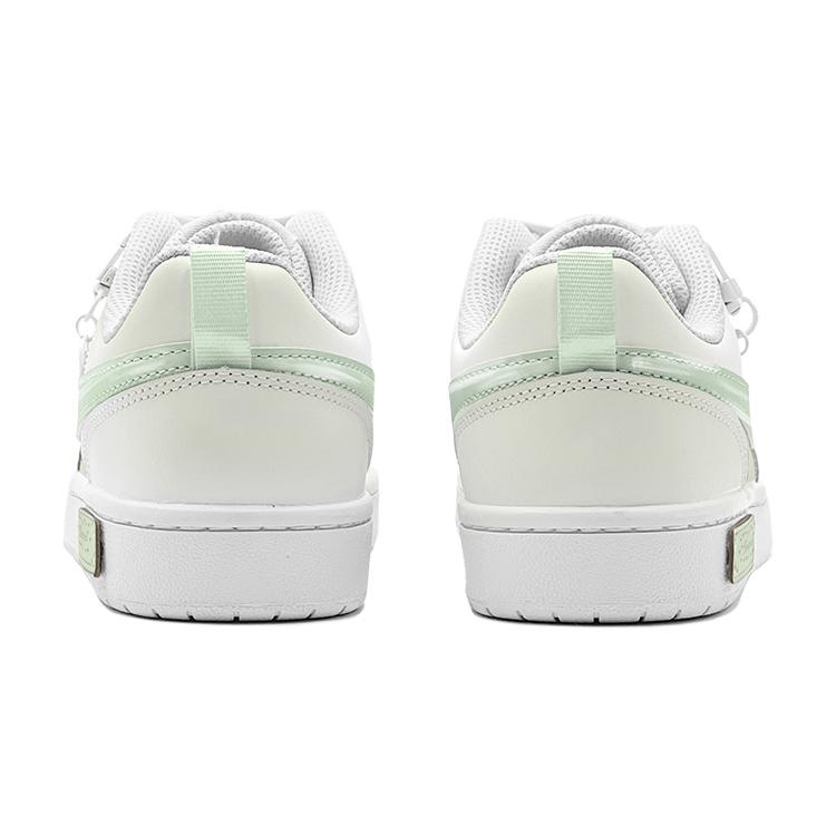 Nike Court Borough Spring Renewal, Outing Season, Spring Star Low Top Skateboard Shoes Women's Green White BQ5448-100(TeamS2-S-BOX)