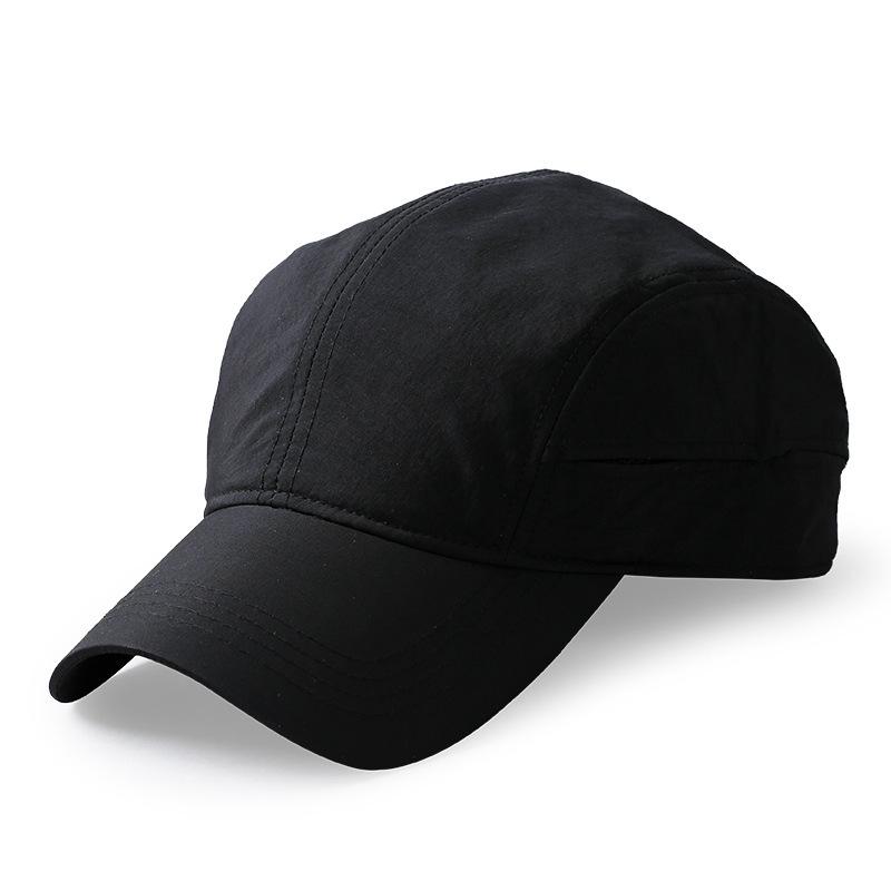 

Мужская летняя шляпа от солнца: Дышащая, Легкая Рыболовная и Повседневная Бейсболка Standard (56-59) чёрный