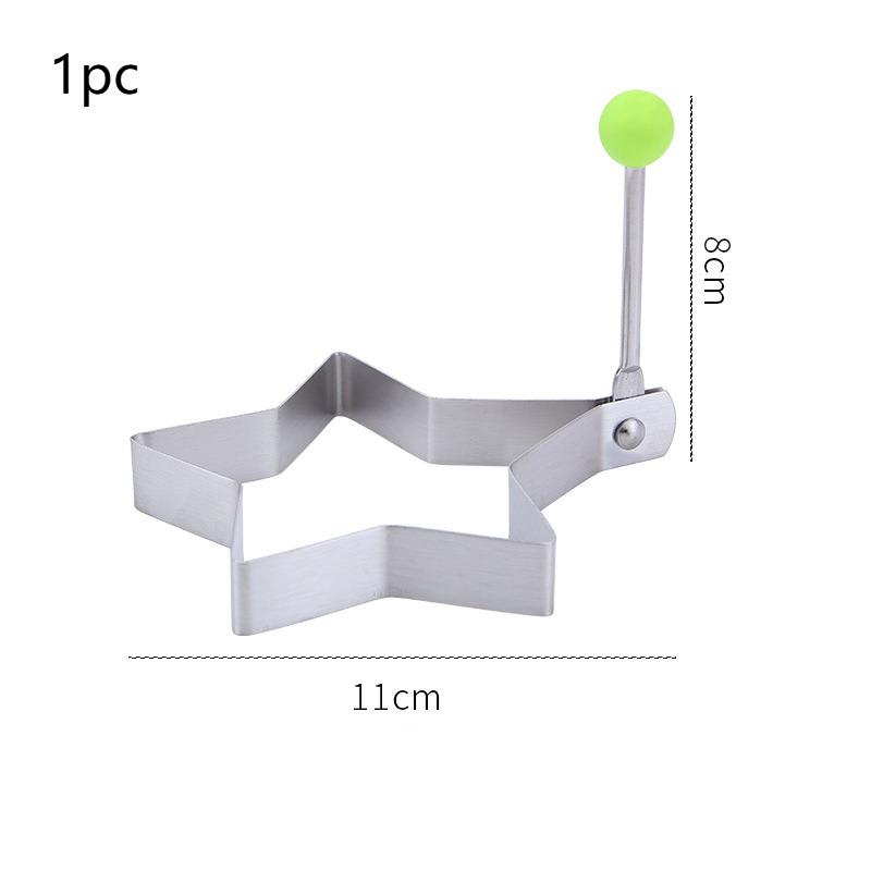 

Форма для жареных яиц из нержавеющей стали Кулинарные принадлежности Формочка для омлета Кольцо для блинов Круглая форма Формы для жарки Выпечка Аксессуары