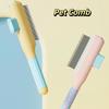 Portable Cat Hair Remover Comb Bear Shape Pet Hair Knotting Comb Self Cleaning Comb  Cat Care
