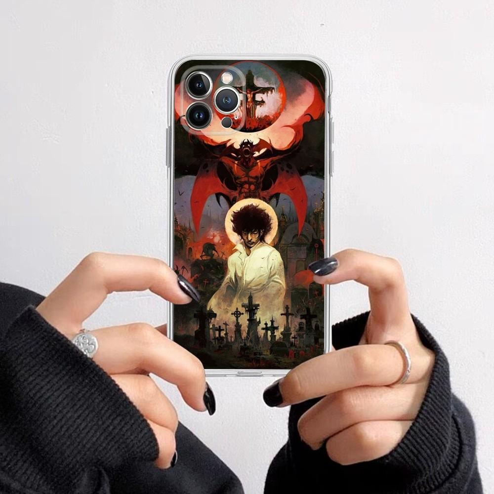 Devilman Crybaby Phone Case for iPhone 16 15 8 7 6 6S Plus X SE XR XS 14 11 12 13 Mini Pro Max Mobile Case