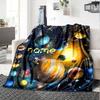 Space Galaxy Customize Your Name Blanket Suitable For Yearround Use Perfect For Picnics Sofa Lounging Office Warmth Bedding Living Room Comfort And An