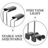 2 Pcs Aquatic Lamp Bracket Tank Light Riser Aquarium Holder Fish Lighting Fixtures High Plastic Mount Accessory Stand