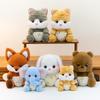 Cute Cat Plush Desk Ornament – Small Cloth Doll, Study Buddy, Birthday Gift
