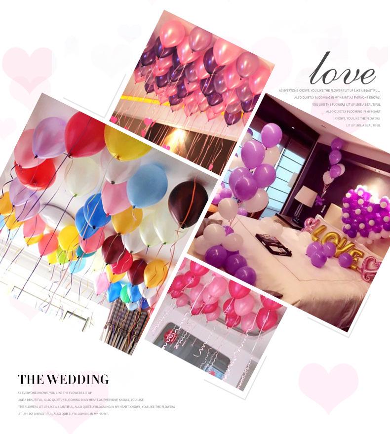 12-Zoll durchsichtige Latexballons für Hochzeiten & Geburtstage - Weiße Haut, Keine. 8