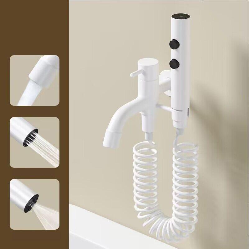 Grey Copper Toilet Hand Held Bidet Faucet Sprayer Bidet Set Sprayer Gun Toilet Spray For Bathroom Self Cleaning Shower Head