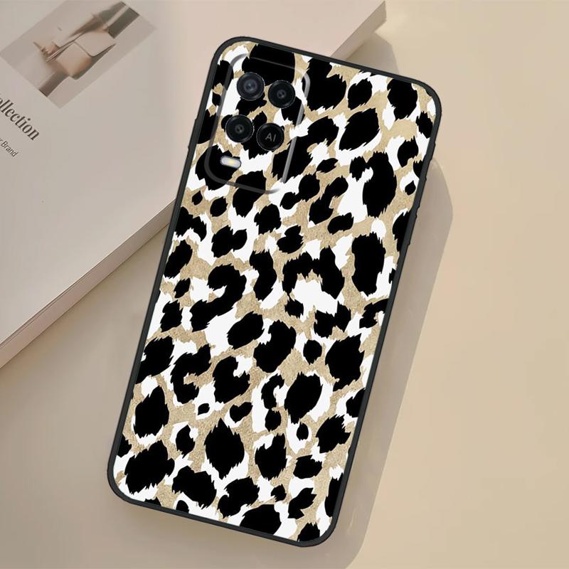 

Leopard Skin Case For Oppo A94 A74 A54 A80 A60 A40 A18 A38 A58 A78 A98 A96 A76 A16 A15 A17 A57 A77 A5 Pro OPPO A91