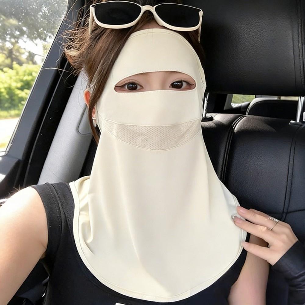 Breathable Face Mask Adjustable Neck Protection Cover Fashion UV-Proof Mask  for Sun Protection