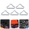 5 Stück Trampolin-Schnalle Dreieckige Ringe Trampolin-Befestiger für Trampolin-Reparatur Trampolin-Dreieckige Ringe Schnallen-Verbinder