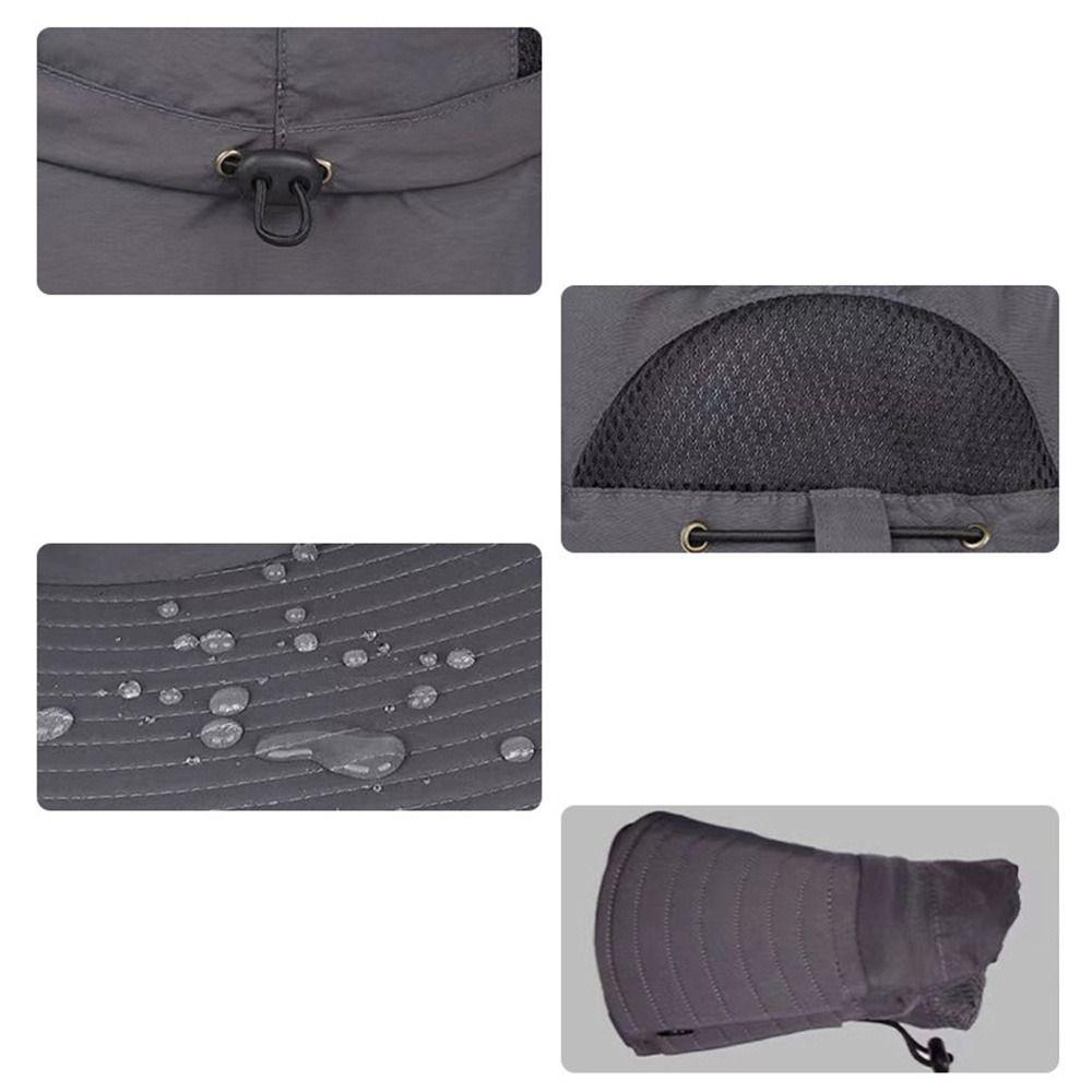 Neckline Mask Man Sun Hat Mesh Summer Cover Face Cap Portable Outdoor Fishing Cap  Summer