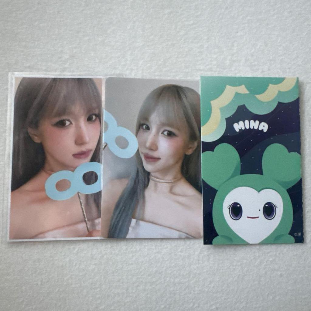 [USED] TWICE Mina 8th Anniversary Pop-up Trading Card Lottery