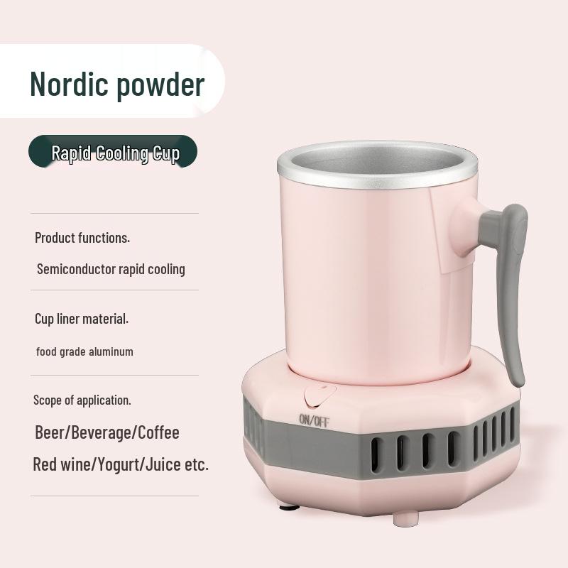 

Portable Mini Beer & Beverage Cooling Cup for Car, Dorm, Office, or Outdoor Use