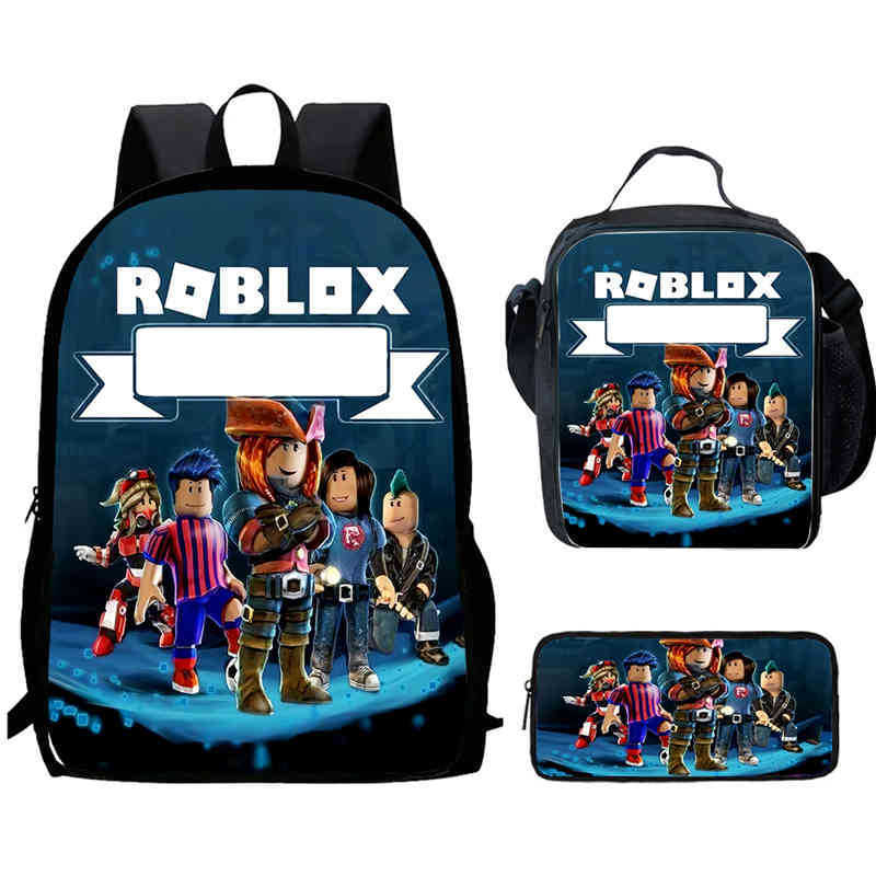 Roblox Printed Backpack, Children'S And Elementary School Bags