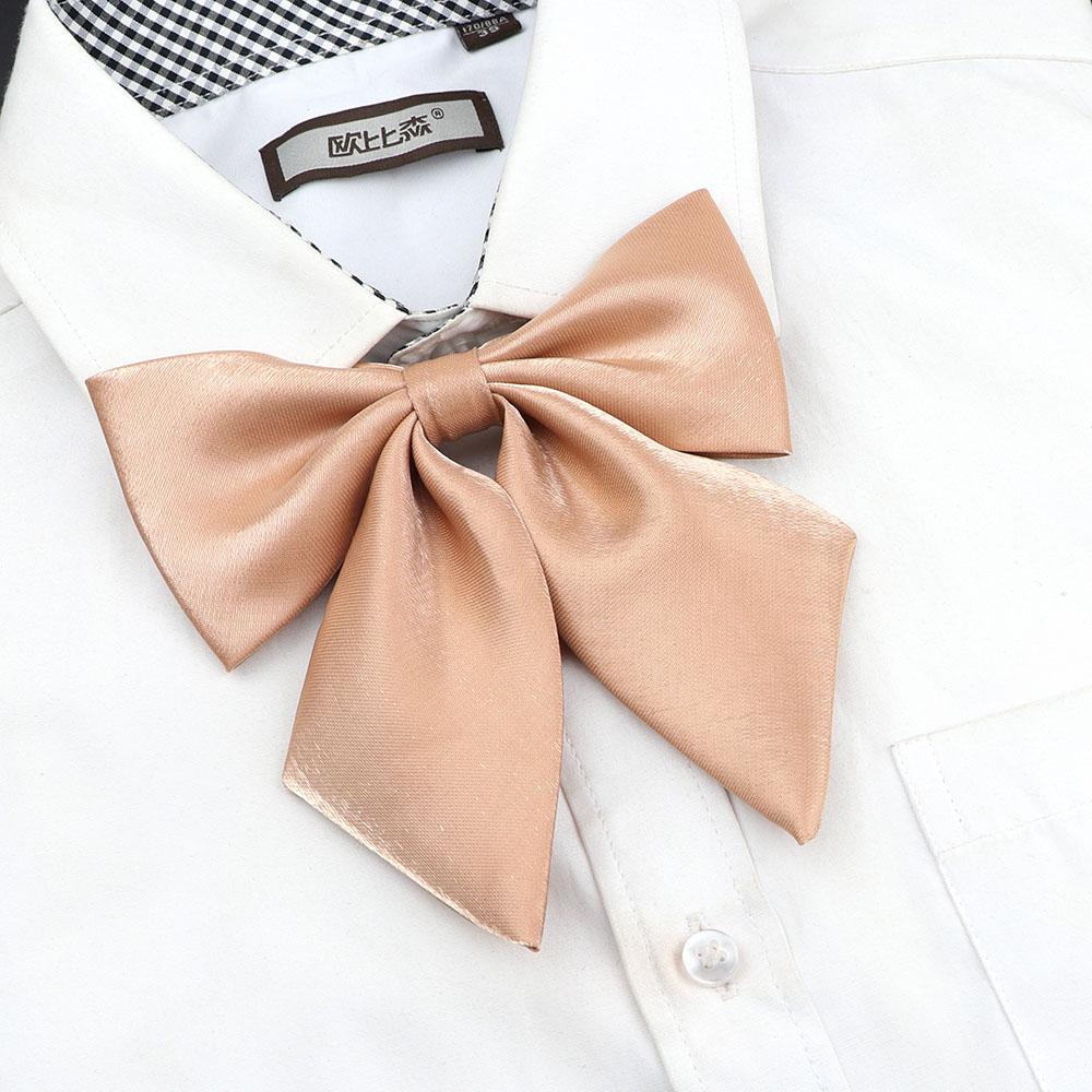 Perfect Match Colorful Women‘S Shirts Bowtie Ladies Girl School Wedding Party Bowknot Pink Bule Black Classic Butterfly Knot Suits Accessories