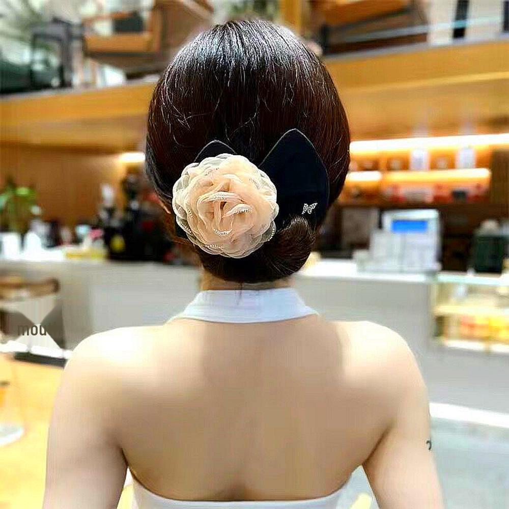 Douyin-Inspired Soft Wire Flower Hair Curler & Twist Clip