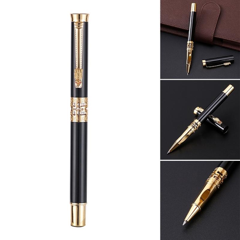 Full Metal Brass Copper Metal Roller Ballpoint Pen Office Business Men Signature Gift Writing Pen
