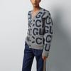 Gucci Logo Intarsia Button Up Cardigan 771707-XKDLV-1140