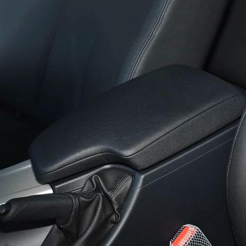 High-performance Armrest Center Console Lid Cover Leather Synthetic Replacement Suitable for E46 2001-2006 Durable