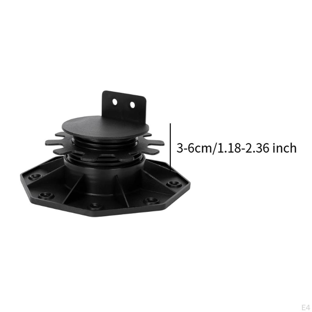 Adjustable Deck Support Foundation Base Floor Raising for Outdoor Keels