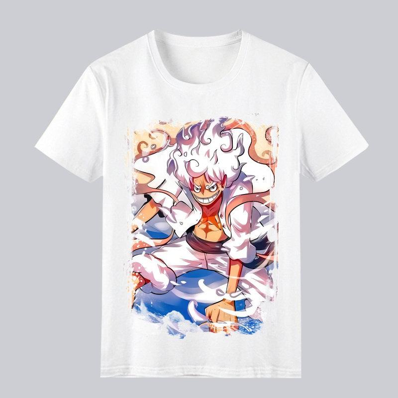 One Piece Printed T-shirt in The Shape of The Sun God Comfortable Cotton Parent-child Outfit