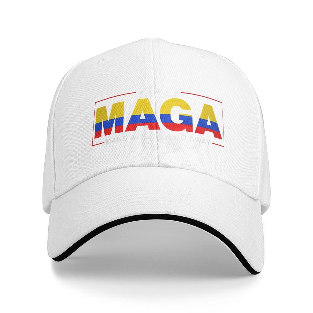 MAGA Make America Go Away Colombia Patriotic Flag Women Unisex Baseball Cap Casual Outdoor Cap  2026 Sports Hats Spring Sun Hat