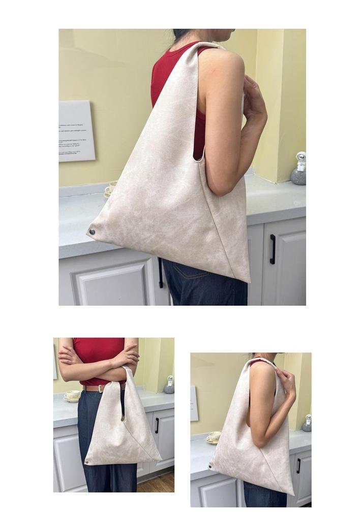 Retro Distressed Large Capacity Women's Shoulder Bag - 2026 Commuter Wasteland Style Tote