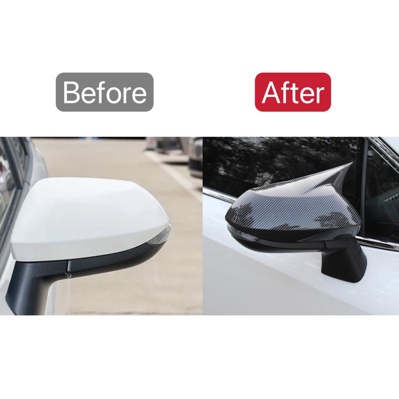 Fit For Toyota Corolla       Rearview Side Mirror Trim Cover Shell Sticker Car Styling Accessories Auto Part