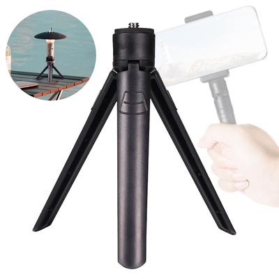 1/4 Screw Desktop Stand Lightweight Camping Lamp Bracket Multi-Purpose Phone Tripod Holder Outdoor Camping Equipment
