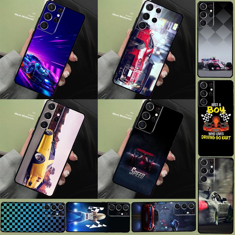 Boy Racer Car Phone Case For Samsung Galaxy S24 Ultra S9 S10 S20 S21 S22 S23 Plus S24 FE S25 Ultra Cover