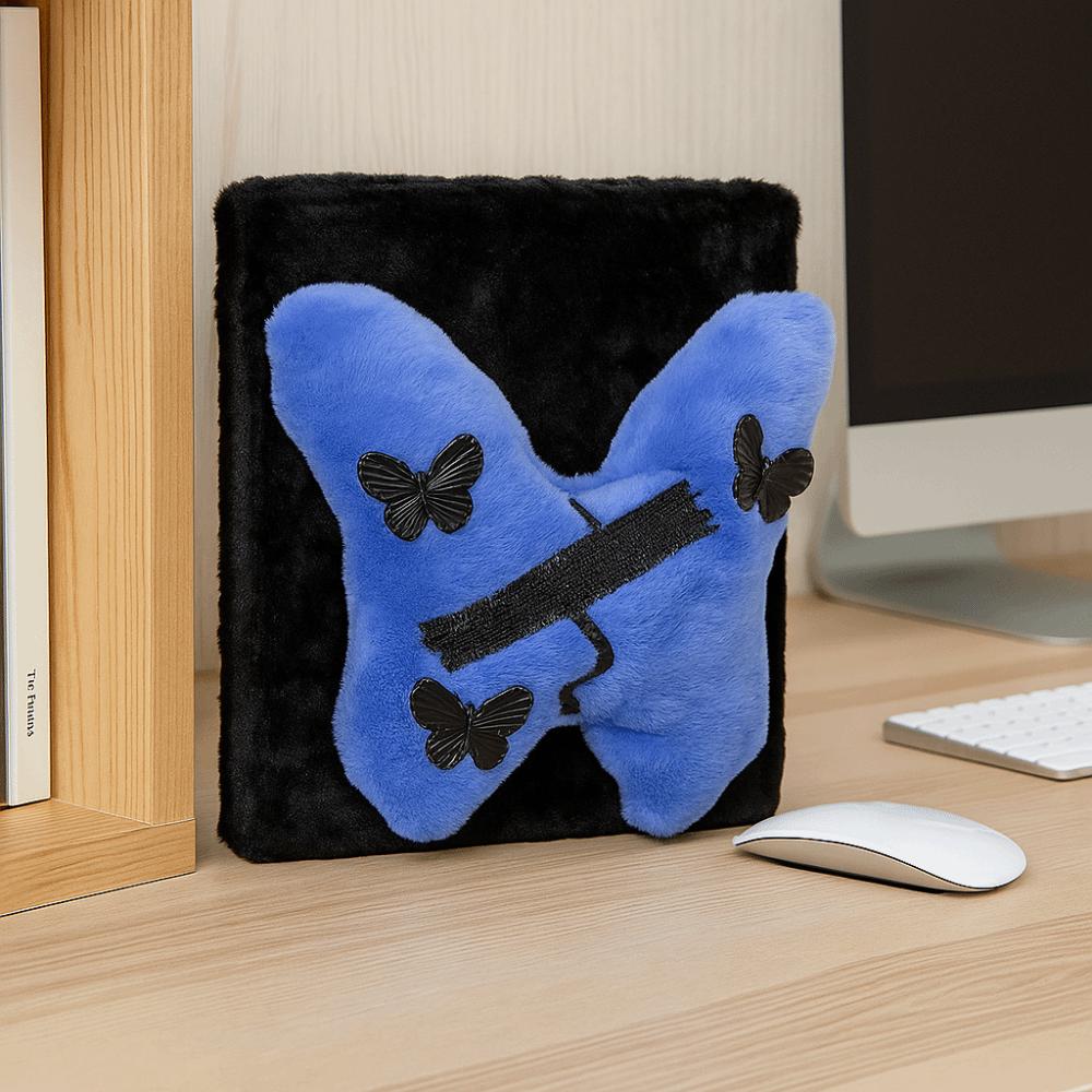 3-Inch Detachable Card Book Furry Cover Loose Leaf Album High-Quality Korean Album Photo Storage