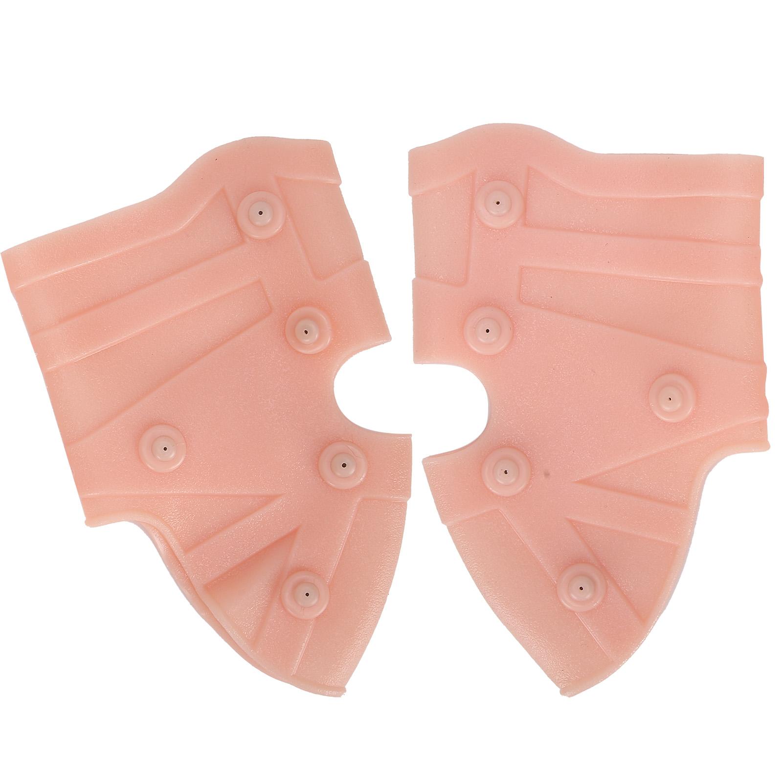 

Пара наколенников, защитная поддерживающая подушка, встроенный магнит, товары для езды и спорта, телесный цвет