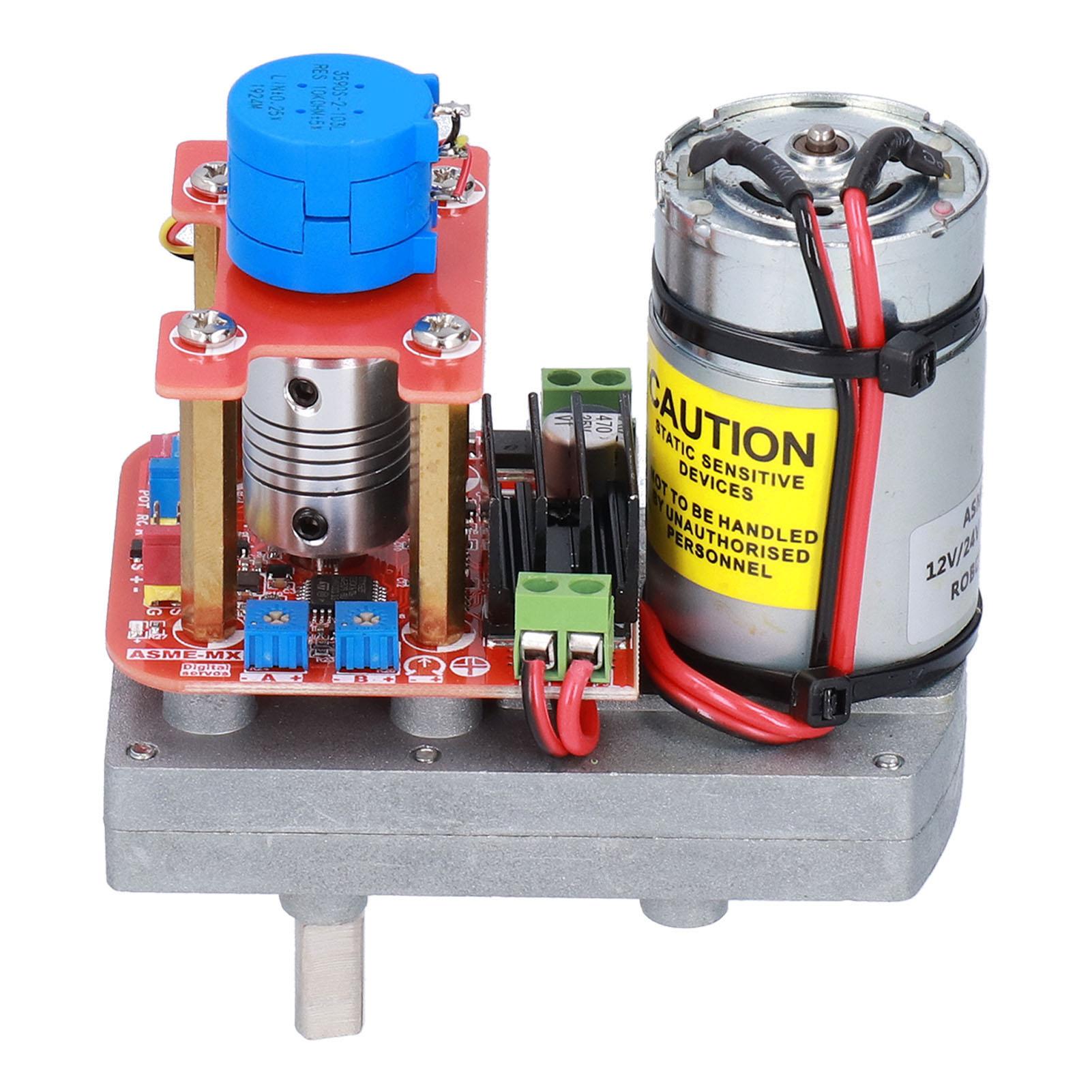 

Robot Servo Ultra High Torsion Alloy 3600 Degree 10 Circle 260Kg.cm DC 12V24V ASMEMXA