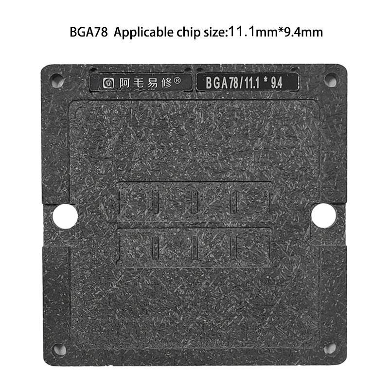 BGA Reballing Schablonen-Kit BGA78 BGA178 Für Macbook SSD Nand Flash IC Chip Lötball Zinn Pflanznetz Rework-Schablone