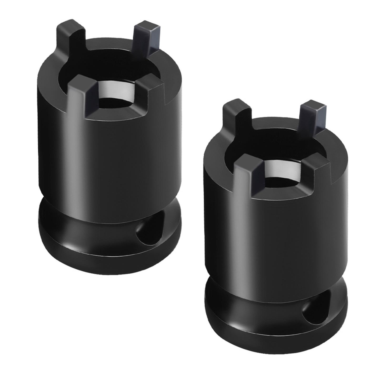 

2 шт. Насадка-ключ для кутової шліфмашини, адаптер для торцевої головки 1/2 дюйма, 4-контактний привід для дискових шліфмашин 100 мм, ключі з міцним захватом