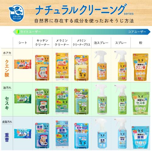 [Gekiochikun] LEC Baking Soda Plus Melamine Cleaner, 12 Sheets / Removes Dirt with Just Water / Made In Japan