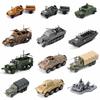 4D 1/48 1/72 Katonai Járművek Összeszerelő Puzzle Modell Teherautó Harckocsi Páncélozott Autó Gyalogsági Harci Kocsi Autómodell