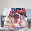 Mahou Shoujo Puellas Magis Madokas Magicas Blankets Sayaka Miki Flannel Awesome Warm Throw Blanket for Coverlet Textile Decor
