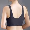 Women's Seamless Comfort Bra with Breathable Mesh and Wire-Free Support for Everyday Wear Black, Size M