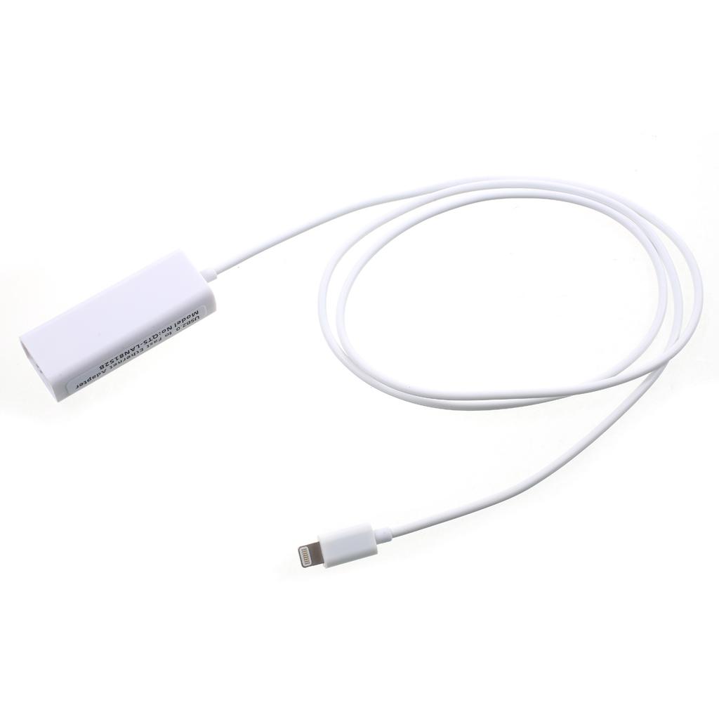 Lightning 8Pin To RJ45 10/100Mbps Ethernet Lan Network Adapter Fast Speed Internet Adapter Cable for iPhone/iPad
