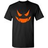 Vampire Pumpkin Smile Face Emoticon Funny Halloween Mens T-Shirt