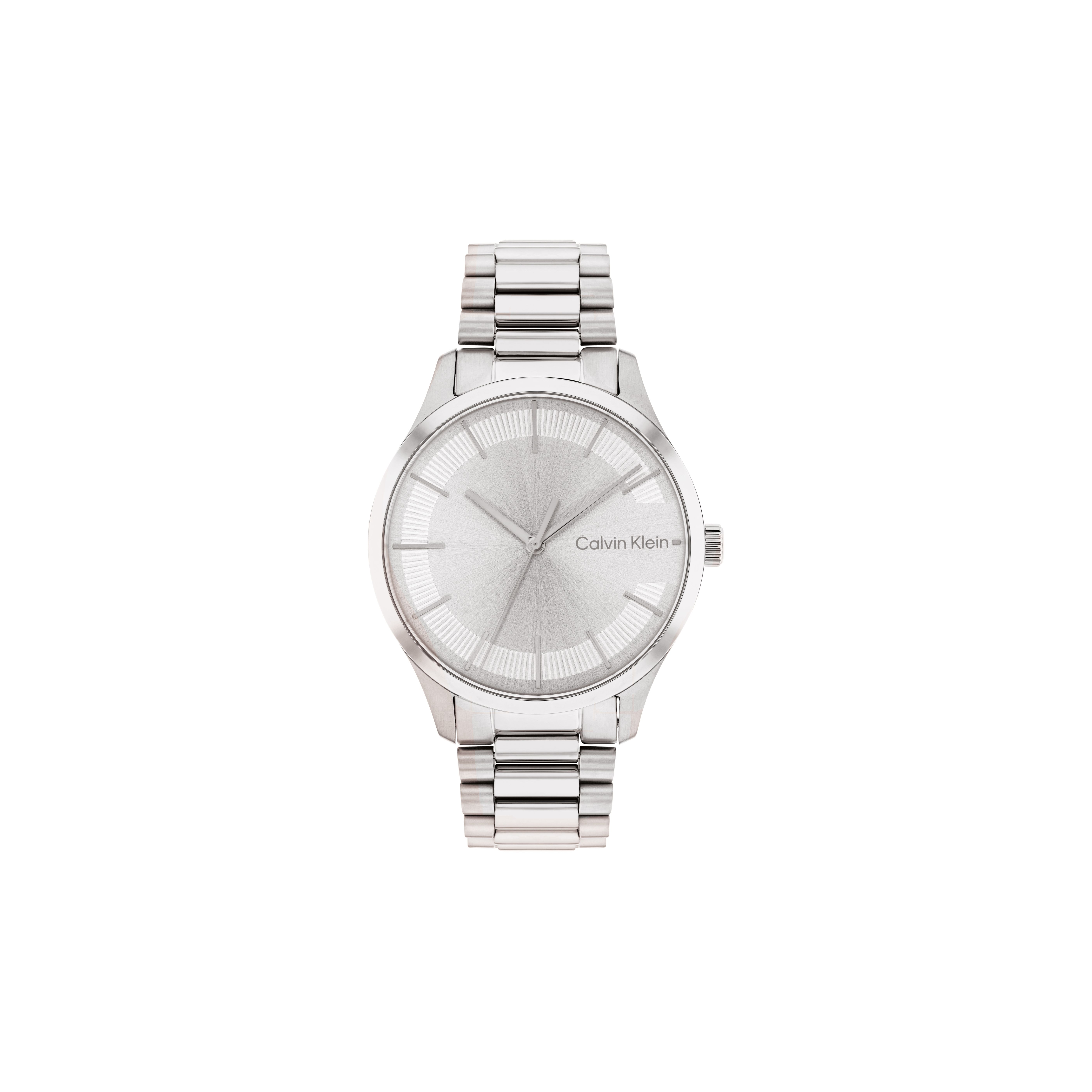 

Calvin Klein Logo Series Quartz Watch 35Mm Silver Dial Women watches 25200041-GJ Silver (Single Watch)