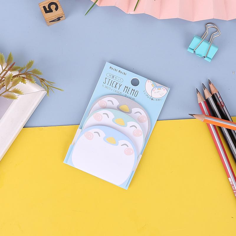 1 Piece Adhesive Kawaii Animals Pig Sticky Notes Notepad Memo Pad Office School Supplies Stationery Sticker