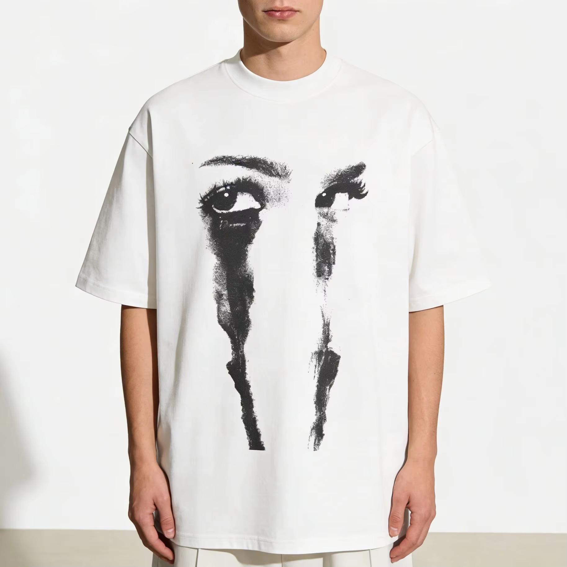 

Футболка с принтом Личность Женская Модная Одежда для Пары Streetwear Мужская С коротким рукавом Женская Взрослая Дети Родитель-Ребенок Футболка... S разноцветный